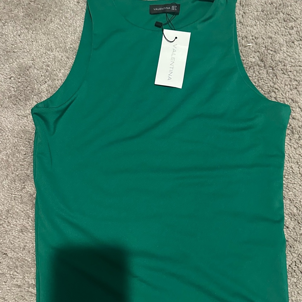 Valentina Emerald Tank Top